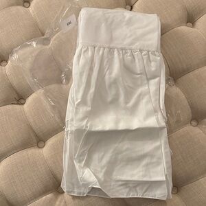 Madison Park White Skirt 💯 cotton